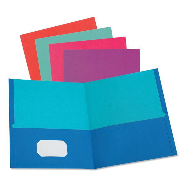 Oxford Pocket Folders, Letter, Assorted, PK10 51274EE